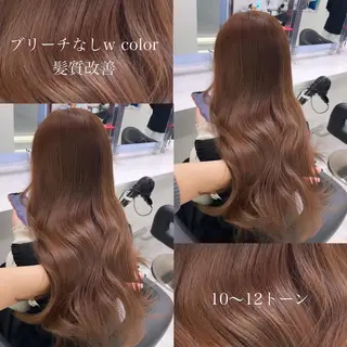 セミロング カラー ヘアアレンジ Ella所属・nana【艶髪】/ レイヤー/縮毛矯正のヘアスタイル