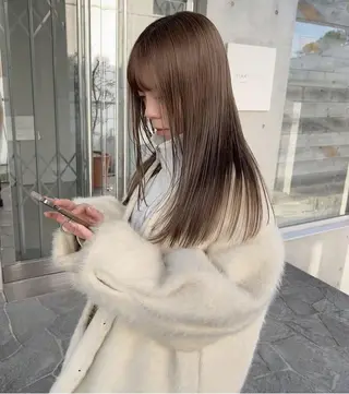 ロング 🎀韓国/艶髪/暗髪 🎀 柚月🫧立川駅のヘアスタイル