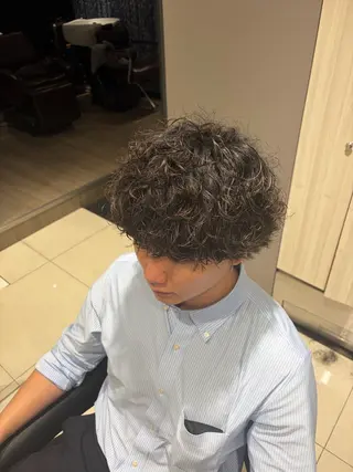 パーマ メンズ 関内/メンズパーマ/ 男性専門/菊池蒼大のヘアスタイル