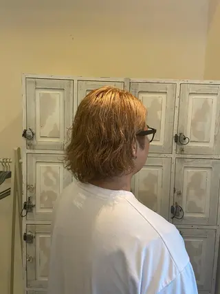 ショート カラー メンズ LE-PLA Citta 大雅のヘアスタイル