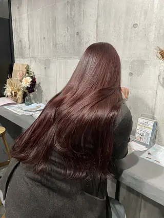 カラー 半田 美優のヘアスタイル