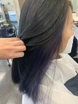 ロング 村山 佳穂のヘアスタイル