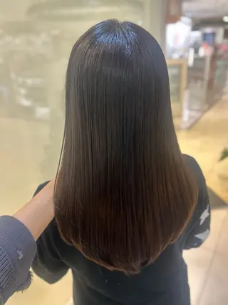 ロング カラー 艶質改善/縮毛矯正 ササキナツミのヘアスタイル