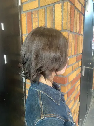 ショート パーマ 髪質改善＆トリートメント over hair所沢店所属・韓国風/レイヤー/ 𝑵𝒂𝒏𝒂🩶のヘアスタイル