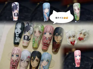 ネイル MoMoA Nail ネイル長さ出し専門店のネイルデザイン