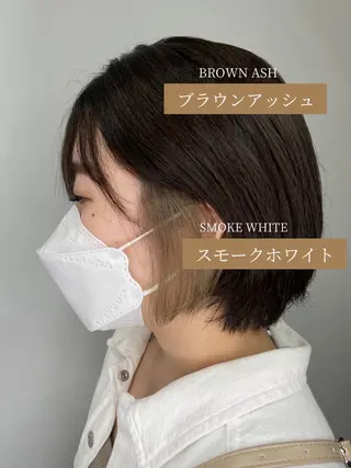 カラー ⌇🌹透明感カラー 🌹ᴍᴇɢᴜᴍɪ ⌇のヘアスタイル