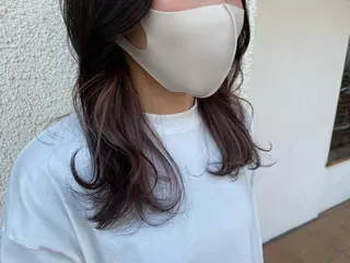 セミロング putri店長 和田鈴采のヘアスタイル