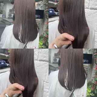 ロング カラー カジュアルを女っぽく 𝗮𝘆𝗮𝗰𝗼のヘアスタイル