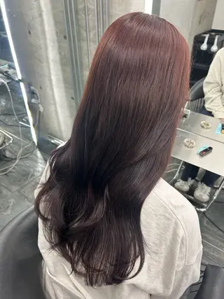ロング Lond Lūna所属・みく/韓国風艶カラー /透明感カラーのヘアスタイル