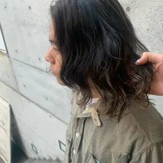 カラー パーマ メンズ kimika🥑 メンズ/髪質改善のヘアスタイル