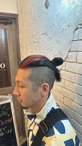 ロング カラー ヘアアレンジ メンズ Ren /メンズ/縮毛矯正のヘアスタイル