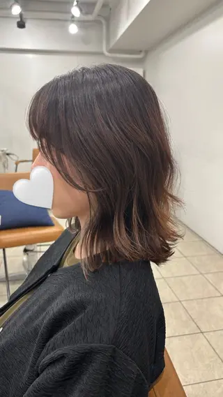 ミディアム カラー ハイライトカラー/ ハイトーン🍀白石のヘアスタイル