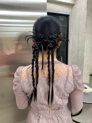 ロング ヘアアレンジ MIES amane(アマネ)のヘアスタイル