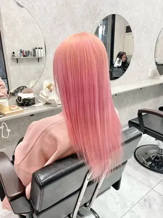 ロング 🦋ハイトーン🦋 石山 希理🦋のヘアスタイル