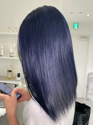 カラー kumon ayu ブリーチ/ハイトーンのヘアスタイル