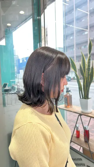 ミディアム カラー sita stylist　あみのヘアスタイル