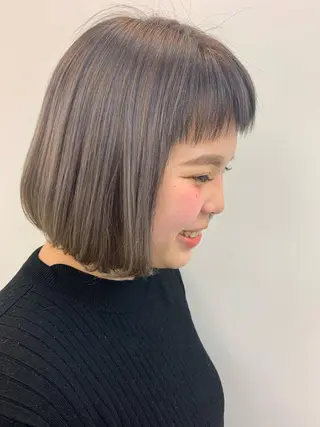 ミディアム カラー ブリーチ/アレンジ 天満/chihiroのヘアスタイル