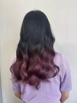 セミロング 難波 茜のヘアスタイル