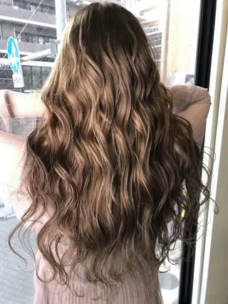 ロング パーマ 柔らか質感/髪質改善 ⚡️Ren⚡のヘアスタイル