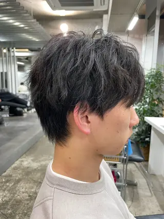 パーマ 【メンズパーマ】比嘉 啓人のヘアスタイル