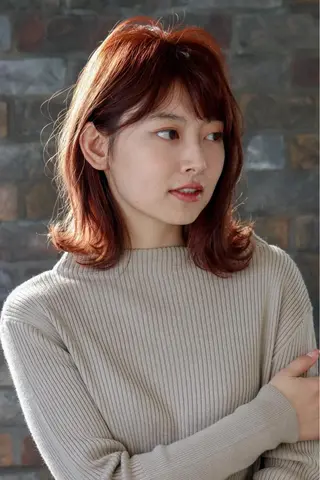 ミディアム カラー Kazu .Kのヘアスタイル