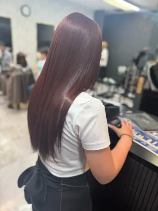 ロング Charm久留米所属・冨吉 咲笑のヘアスタイル