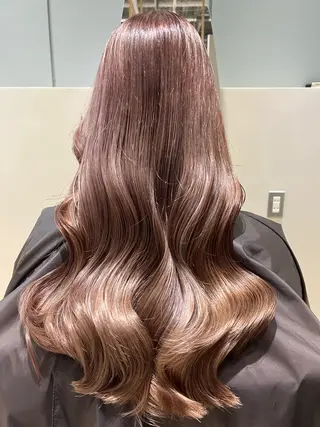 ロング カラー 🐶 Zina川崎 竹下 あい🐶のヘアスタイル