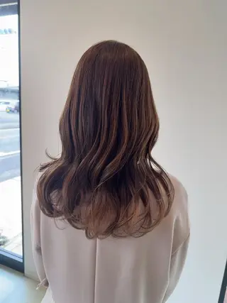 ロング カラー りか/透明感カラー/ レイヤーカットのヘアスタイル