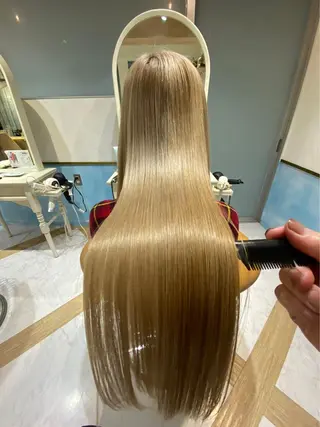 ロング Lond　luce心斎橋所属・✨縮毛矯正✨レイヤー ホウダカズヒロのヘアスタイル