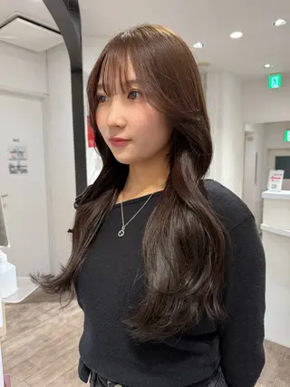 カラー LAPENSEE ORANGE所属・みずち/ 名古屋/カラーモデルのヘアスタイル