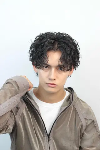 ミディアム パーマ ヘアアレンジ メンズ 💥メンズ特化美容師 "小林 海斗"💥のヘアスタイル