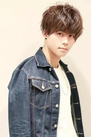 ショート ミディアム メンズ darts所属・松永 雄樹のヘアスタイル