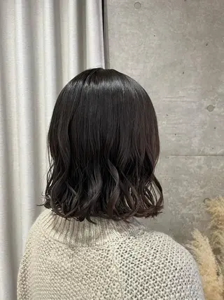 ショート パーマ ロングパーマ木村 ボブパーマのヘアスタイル