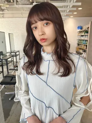 セミロング 🌿MASATO 🌿韓国ヘアのヘアスタイル