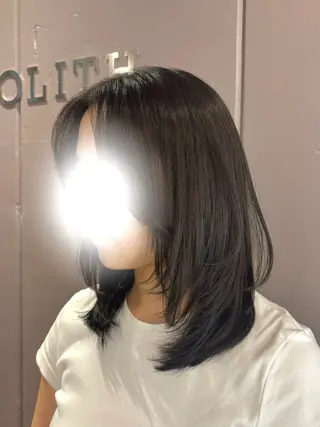 ミディアム Iris by artina 武蔵小杉店【イリス バイ アルティナ】所属・🎼レイヤー/顔周り カット/nene♬のヘアスタイル