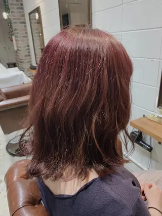 セミロング ショート🌼パーマ 本間正子のヘアスタイル