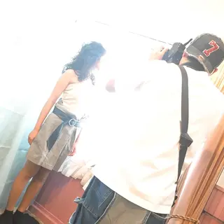 ロング カラー パーマ ヘアアレンジ 表参道Lise おおいしおりのヘアスタイル