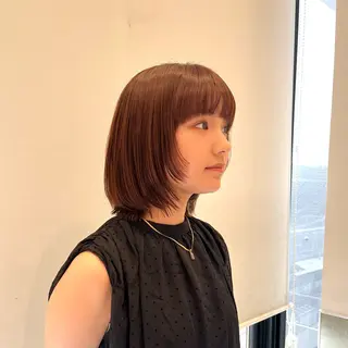 ミディアム カラー GO TODAY SHAiRE SALON 原宿本店所属・ボブ/レイヤー/ ハッシュカット/河内のヘアスタイル