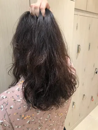 ロング カラー 韓国ヘアメイク🎀/ 縮毛矯正✨山本媛香のヘアスタイル