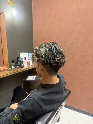 カラー パーマ メンズ E 難波店 Rei /メンズのヘアスタイル