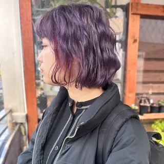 ショート カラー 艶カラー🫧 猿渡 響のヘアスタイル