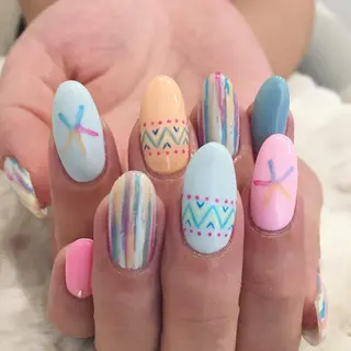 ネイル 東 千夏のネイルデザイン