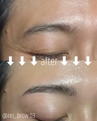 メンズ アイブロウ Reika メンズ眉×HBLの眉毛・アイブロウイメージ