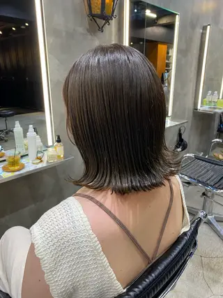 カラー Ms.CHARM所属・透明感カラー🌿 グレージュ🐺陽介のヘアスタイル