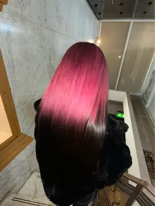 ロング カラー 佐古 遼太のヘアスタイル