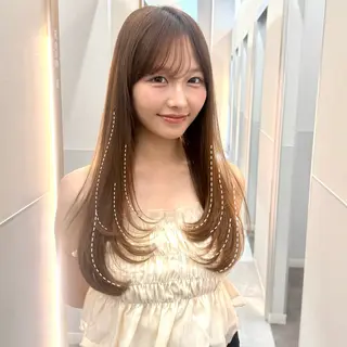 ロング SALOWIN銀座六丁目店所属・津田怜果/ 銀座/レイヤーカットのヘアスタイル