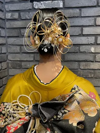 セミロング ヘアアレンジ lot所属・大阪/心斎橋 lot mikuのヘアスタイル