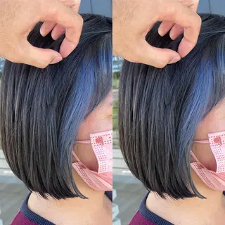 ミディアム カラー Snaly カラー特化ページのヘアスタイル