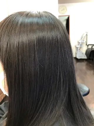 セミロング パーマ 桧山 真のヘアスタイル