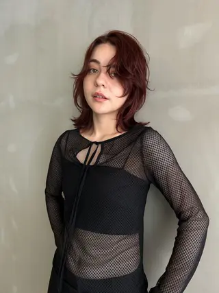 ショート カラー ショート/ボブ/ 心斎橋/宮脇美奈のヘアスタイル